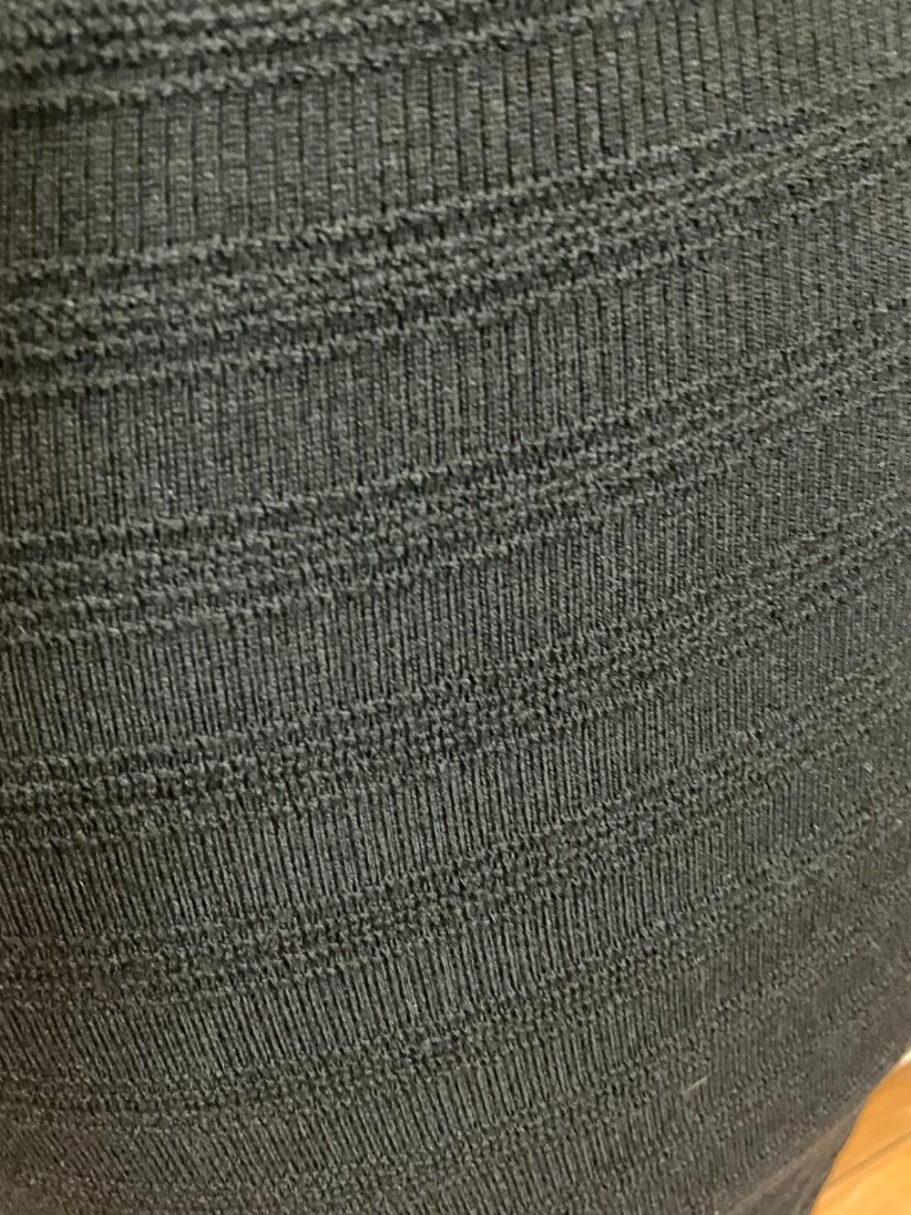 Catherine Malandrino Black Wool Stretch Bodycon Dress Size L - Picture 2 of 8